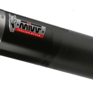 MIVV UNIVERSAL Schalldämpfer links OVAL SMALL 360 BLACK 55mm