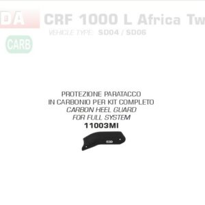 11003MI-Arrow Zubehör Carbon Hitzeschild Honda CRF 1000 L African Twin ´16-19