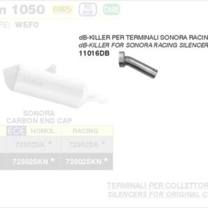 11016DB-Arrow DB-Killer für SONORA Racing Schalldämpfer