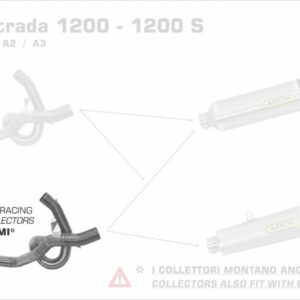 71429MI-Arrow Racing Krümmer Ducati Multistrada 1200 / 1200S 10-14