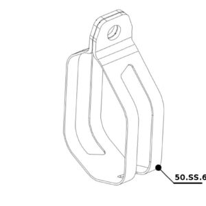 50.SS.663.1-MIVV Speed Edge Auspuffschelle Carbon