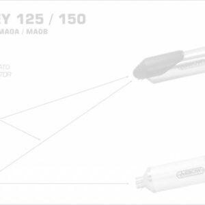 53064MI-Arrow Krümmer Piaggio Medley 125/150 ´16-19