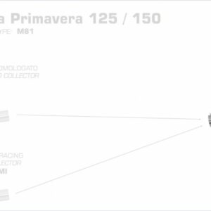Arrow Urban Aluminium schwarz Vespa Primavera 125/150 14-16