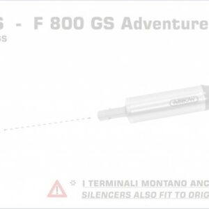 71407MI-Arrow Racing Krümmer BMW F 800 GS / Adventure 08-16