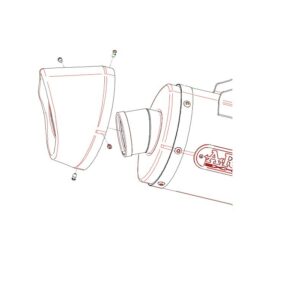 5704098-Arrow Carbon Endkappe Works/Racetech