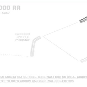 Arrow MaXi Race-Tech Approved titanium silencer with carby end cap Honda CBR 100