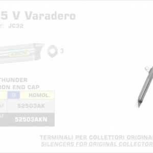 Arrow Street Thunder Titan Honda XL 125 V Varadero (JC32) `01/12