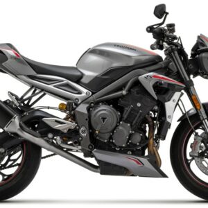 ARROW VELOCE Aluminium schwarz TRIUMPH STREET TRIPLE 765 20-22