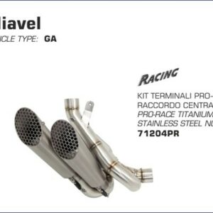 Arrow Pro-Race titanium silencers kit Ducati XDIAVEL 16-19