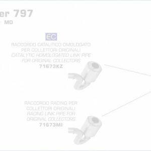 Arrow Race-Tech Titan Ducati Scrambler 800 Cafè Racer (KC) 17/18