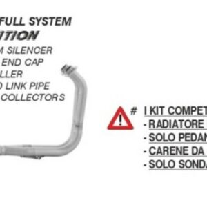 ARROW Competition Works Titan KAWASAKI NINJA 400 23-