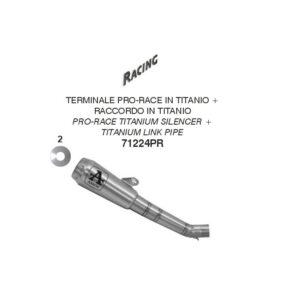 ARROW Pro-Race Titan DUCATI SCRAMBLER 800 21-22