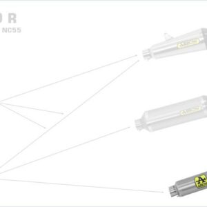 Arrow GP2 Dark" silencers kit" Honda CB 300 R 18-19