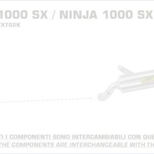 71728MI-Arrow Racing Krümmer KAWASAKI NINJA 1000 SX 20-