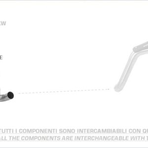 71749MI-Arrow Katersatzrohr Moto Guzzi V 85 TT 19-20