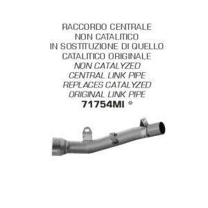 71754MI-Arrow Katersatzrohr Kawasaki ZX 10 RR 21-