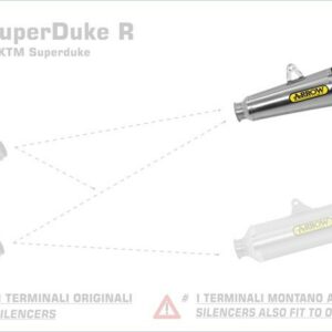 Arrow X-Kone silencer KTM 1290 SuperDuke GT 17-18