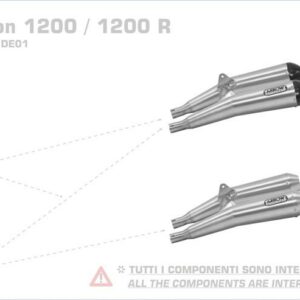 ARROW Pro-Racing Edelstahl TRIUMPH THRUXTON- SPEED TWIN 1200 16-20