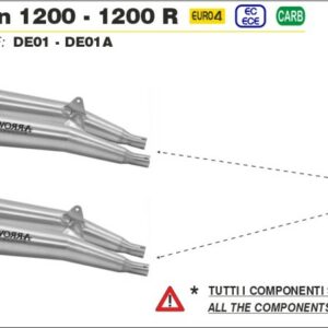 ARROW Pro-Racing Edelstahl Dark TRIUMPH THRUXTON- SPEED TWIN 1200 16-20