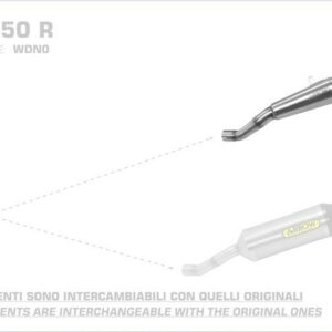 Arrow Pro-Race Edelstahl schwarz SUZUKI GSX 250 R 17-20