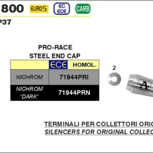 Arrow Pro-Race Edelstahl schwarz Benelli Leoncino 800 2022-