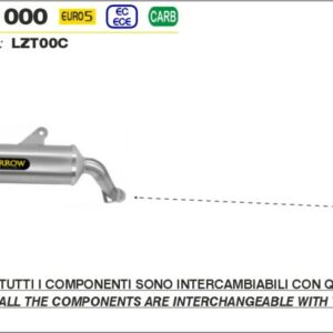 Arrow Race-Tech Aluminium KAWASAKI VERSYS 1000 21-22