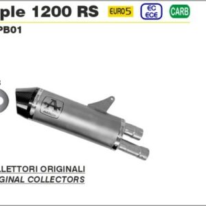 ARROW Race-Tech Aluminium schwarz TRIUMPH SPEED TRIPLE 1200 RS 21-23