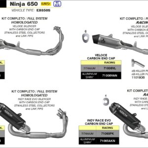 ARROW Indy-Race Titan KAWASAKI NINJA 650 2024-