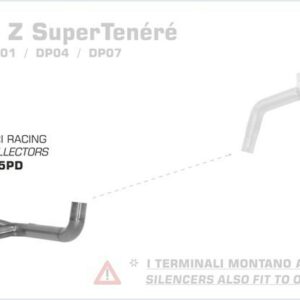72095PD-Arrow Racing Krümmer Yamaha XT 1200Z Super Ténéré 10-19