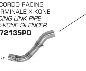 72135PD-Arrow Zwischenrohr für Pro-Racing Honda CRF 250 Rally 17-18