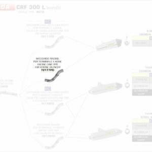 72177PD-Arrow Verbindungsrohr für X-Kone Schalldämpfer
