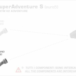 72180PD-Arrow Edelstahlkrümmer KTM 1290 Super Adventure S ´21