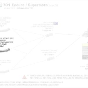 72182PD-Arrow Edelstahlkrümmer HUSQVARNA 701 ´21