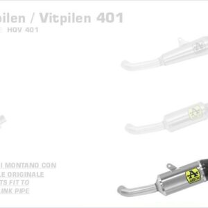 Arrow Indy Race Aluminium Husqvarna Svartpilen / Vitpilen 401 20-