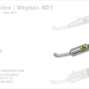 Arrow GP2 Titan Husqvarna Svartpilen / Vitpilen 401 20-