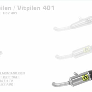 Arrow Indy Race Titan Husqvarna Svartpilen / Vitpilen 401 20-