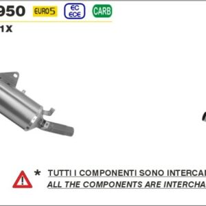 Arrow Indy-Race Titan DUCATI Desert X 950 2022