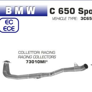 73010MI-Arrow Racing Krümmer BMW C 650 Sport 16-18