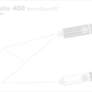 73020MI-Arrow Verbindungsrohr ohne Kat Peugeot Metropolis 400 17-21