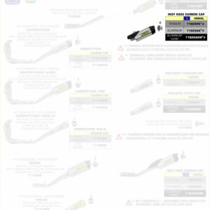Arrow Indy Race Aluminium schwarz Yamaha YZF-R1´15-17
