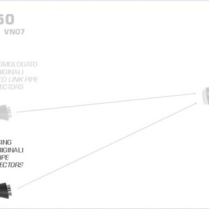74001MI-Arrow Zwischenrohr für Originalkrümmer Yamaha SCR 950 17-19