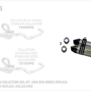Arrow Off-Road MX Competition full system with carby end cap Aprilia SX-V 5.5 07