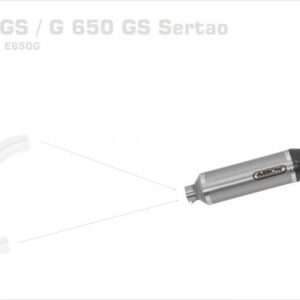 Arrow Race-Tech Aluminium schwarz", " BMW G 650 GS Se