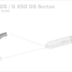 71453KZ-Arrow Verbinsugnsrohr mit Kat für Original Krümmer BMW G 650 GS/SERTAO 1