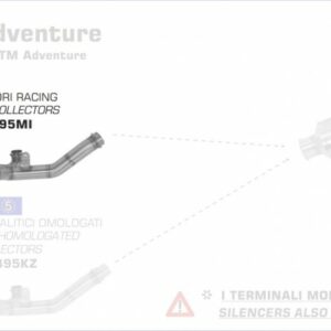 71495MI-Arrow Racing Krümmer KTM 1090 Adventure 17-19