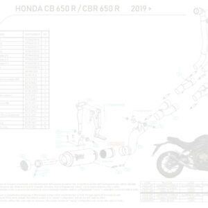 MIVV Verbindungsrohr für Honda CB 125 R 18-20