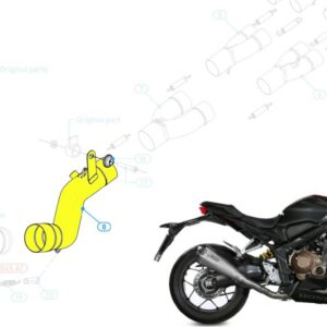 MIVV Verbindungsrohr Honda CB 650 R/CBR 650 R 19-21