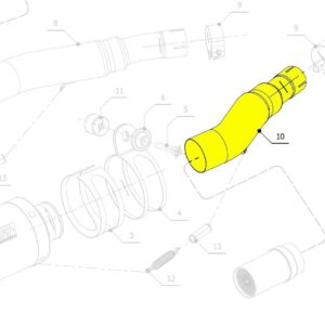 9873Y014L2SDX-MIVV Schalldämpfer Carbon GP rechts Yamaha TDM 900 02-