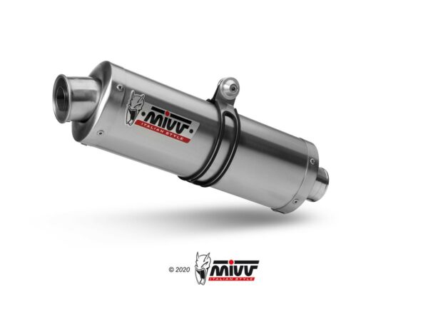 MIVV Oval Edelstahl Aprilia RSV 1000 04-08 - Tuono Fighter 1000 06-10