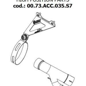 ACC.035.S7 - MIVV Adapterkit Höherlegung  BMW S 1000 XR ´16